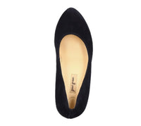 Paul Green Navy Platform Suede heel 2634-03