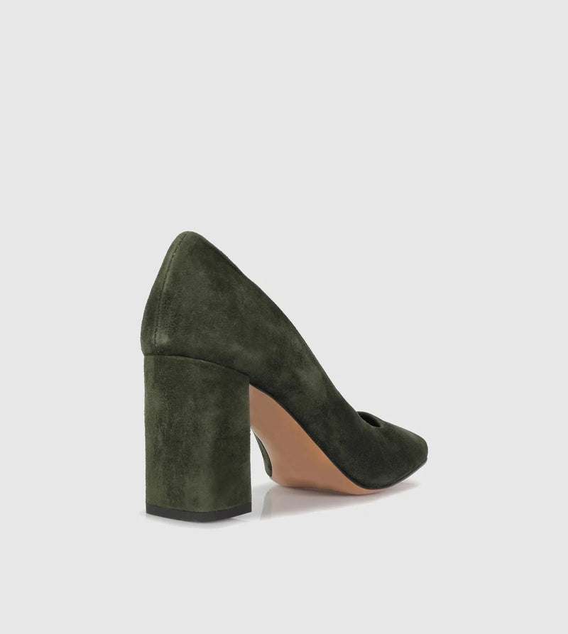 Sempre Di Green Suede Pump