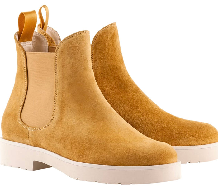 Hogl High Camel Suede Ankle Boot 2-10-0652