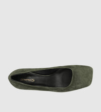 Sempre Di Green Suede Pump