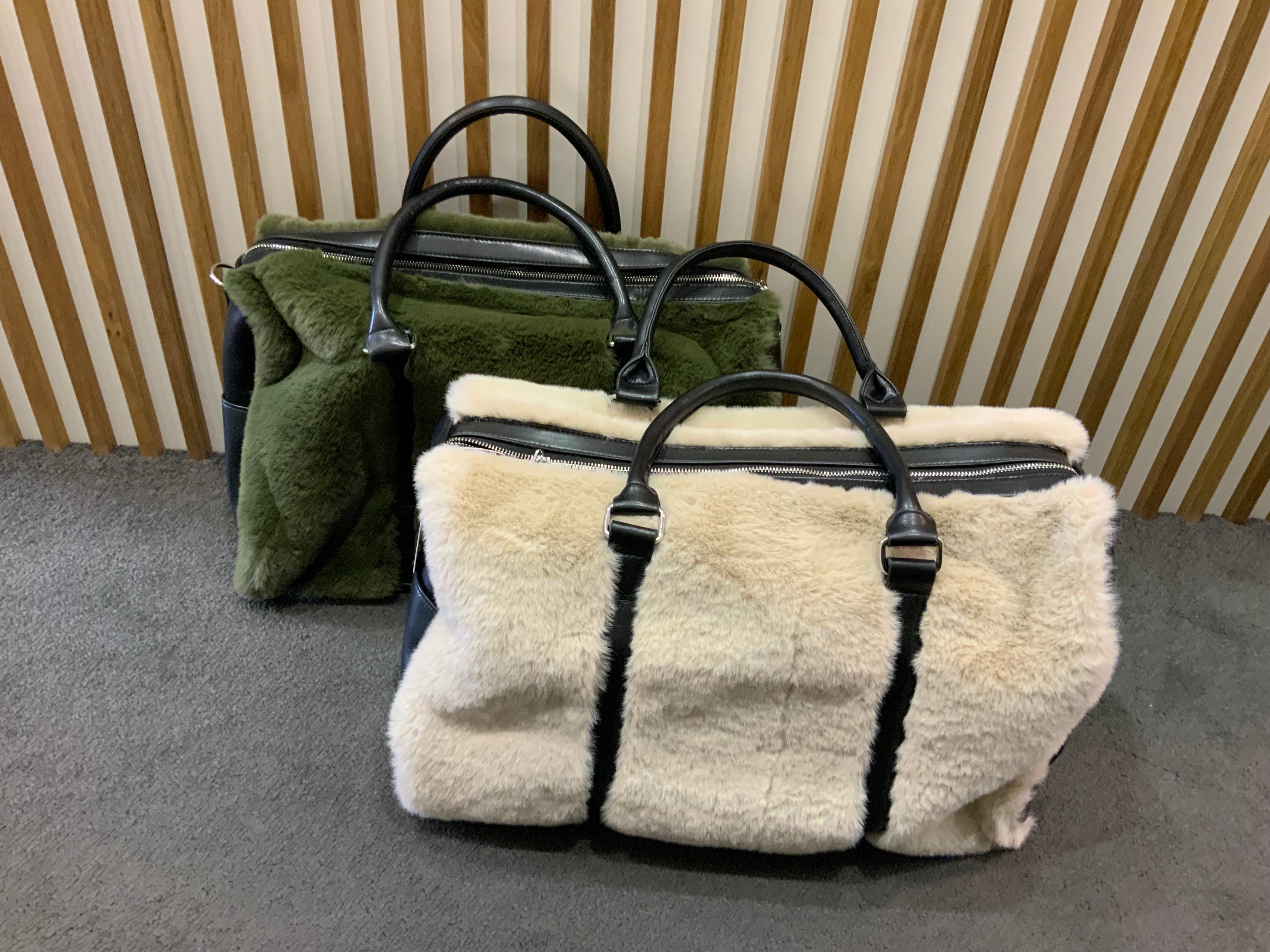 Fur discount overnight bag